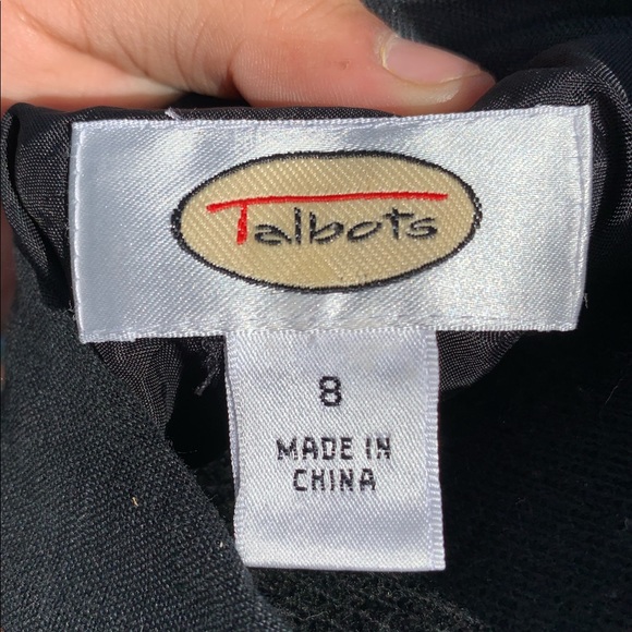 Talbots Black Denim Dress - Picture 5 of 7